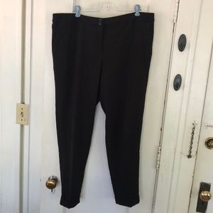 WHBM Taper Ankle Pant Size 14 Black